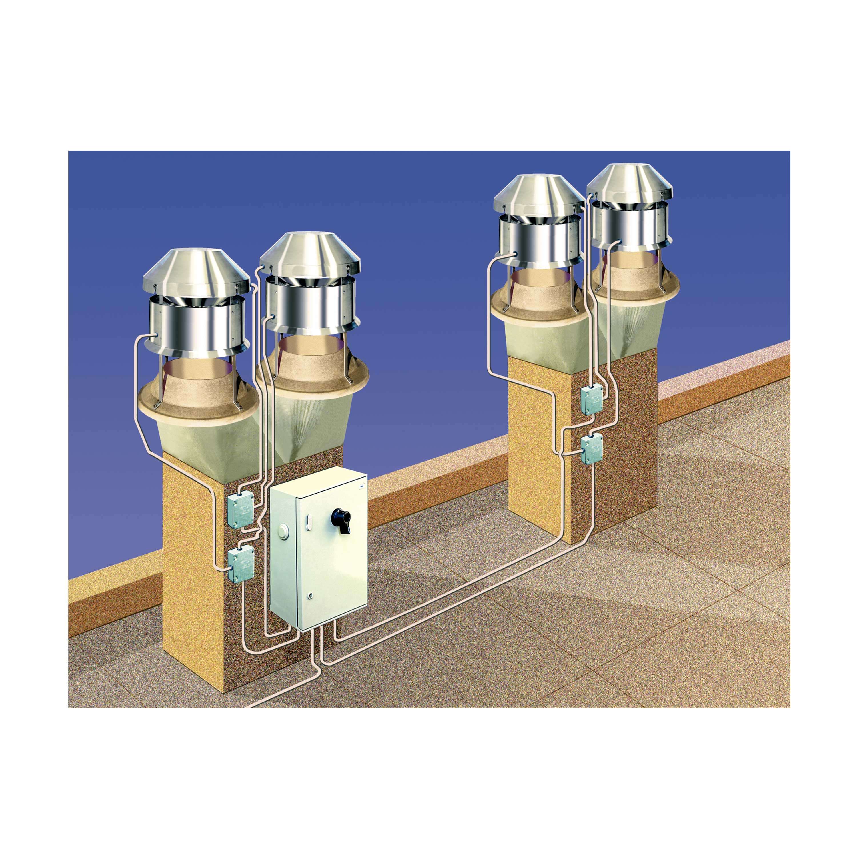 ARMARIO DE PROGRAMACIÓN 8 EXTRACTORES