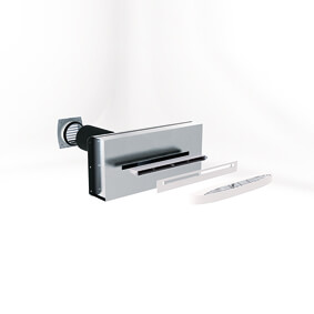 KIT SILENCIADOR MURO HIGRO.Ø125 MOD.EA ISO HY